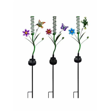 Happylight Four Seasons Solar Rain Gauge Stake Light, 12 Piece HA3853470